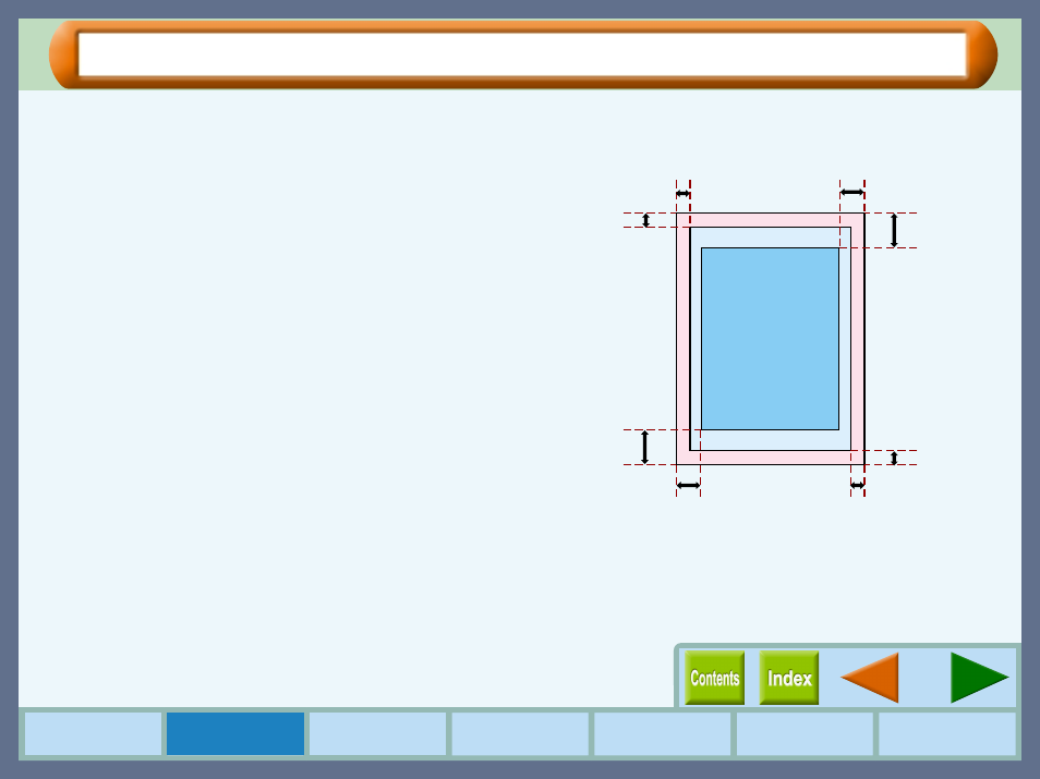 Guaranteed area and printable area, Paper" tab settings (part 4) | Sharp AJ-2000 User Manual | Page 14 / 62