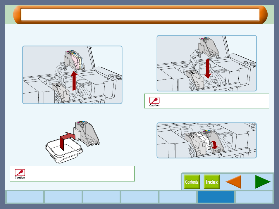 Changing the print head (part 2) | Sharp AJ-2000 User Manual | Page 43 / 62