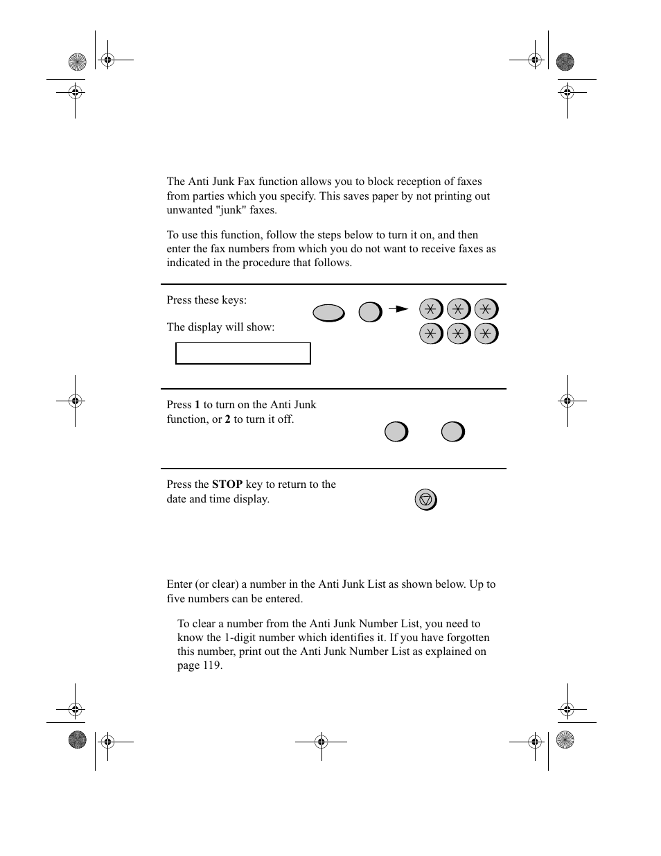 Blocking reception of unwanted faxes | Sharp UX-355L User Manual | Page 110 / 156