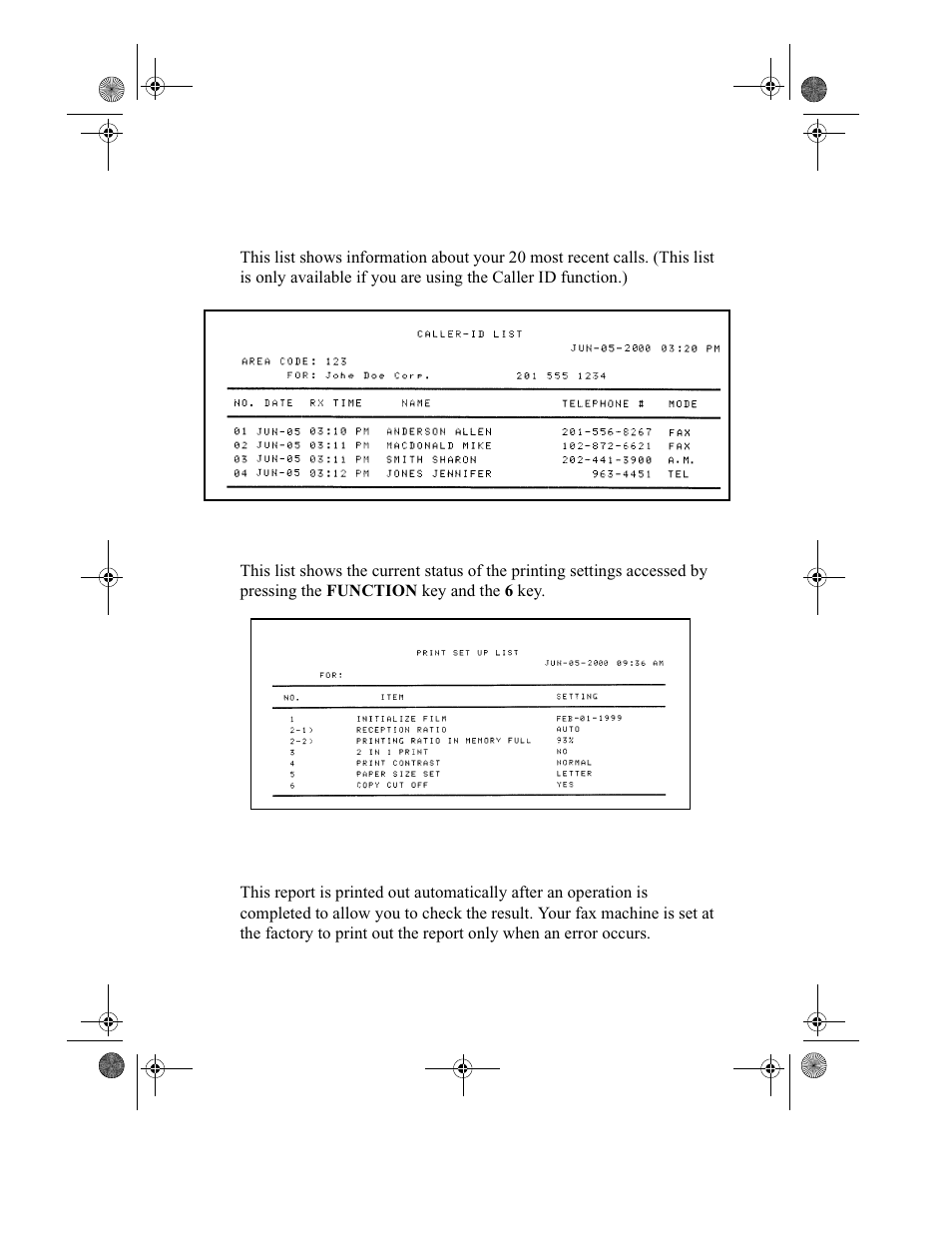 Sharp UX-355L User Manual | Page 126 / 156