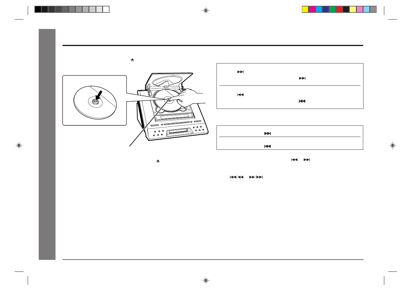 Cd playback, Listening to a cd (continued) | Sharp MD-E9000H User Manual | Page 16 / 52