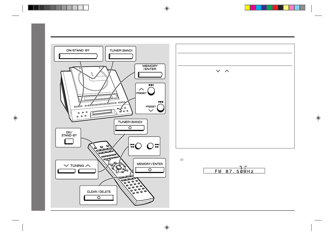 Radio, Listening to the radio | Sharp MD-E9000H User Manual | Page 22 / 52