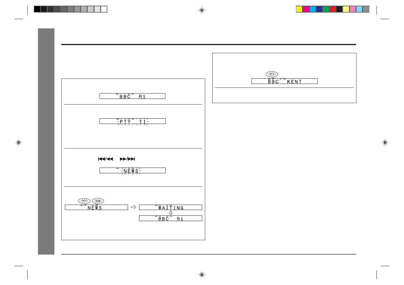 Rds radio, Using the radio data system (rds) (continued) 5 | Sharp MD-E9000H User Manual | Page 28 / 52