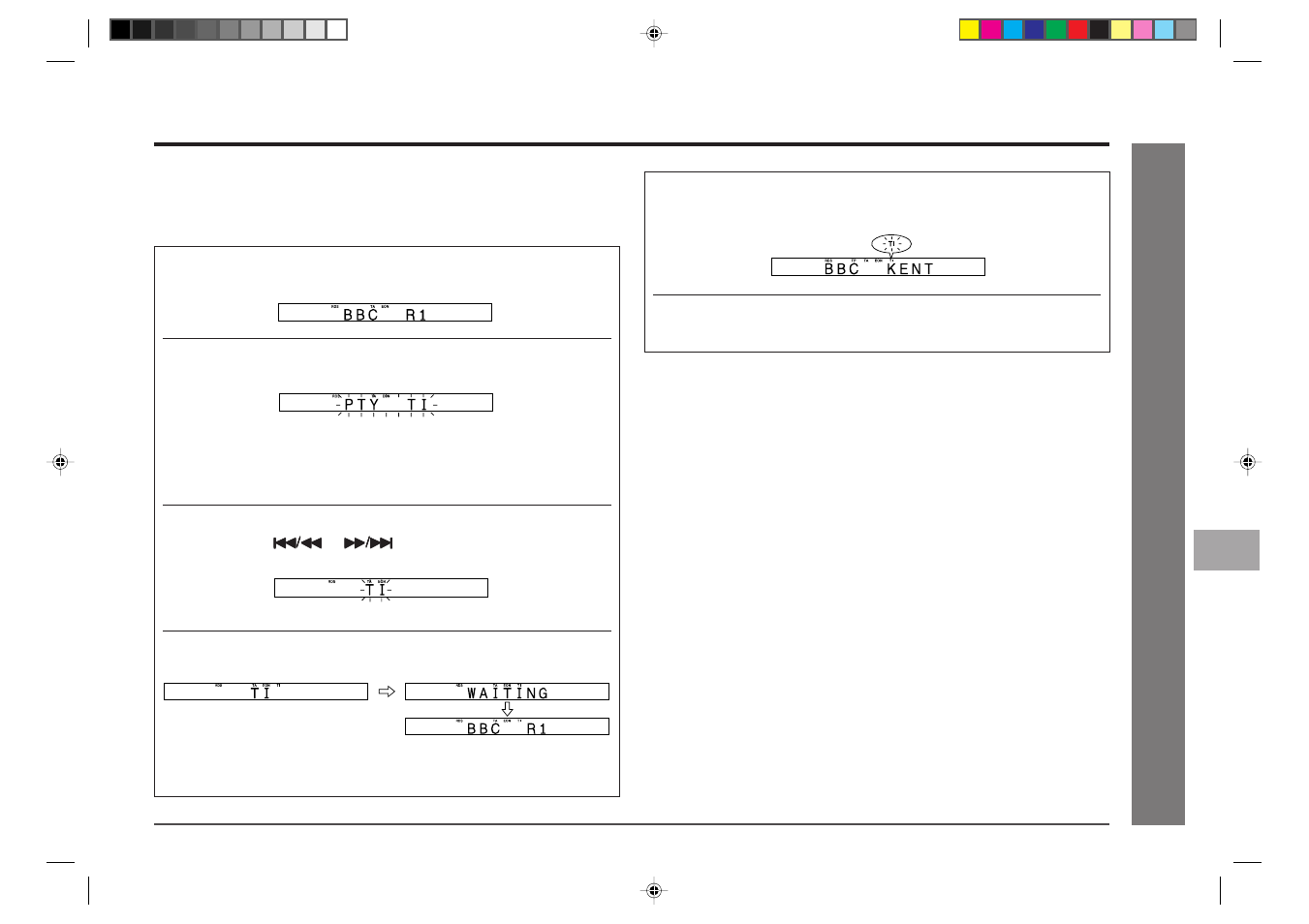 Rds radio, Using the radio data system (rds) (continued) 5 | Sharp MD-E9000H User Manual | Page 29 / 52