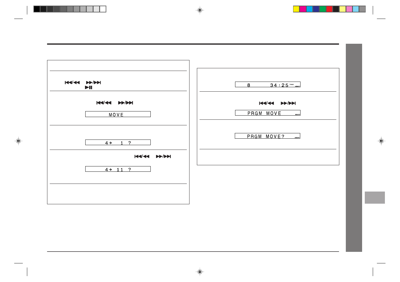 Md editing, Editing a recorded minidisc (continued) | Sharp MD-E9000H User Manual | Page 39 / 52