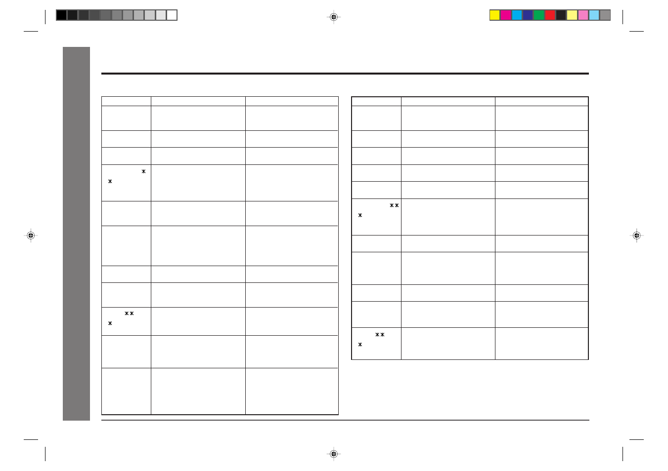 References, Error messages | Sharp MD-E9000H User Manual | Page 46 / 52