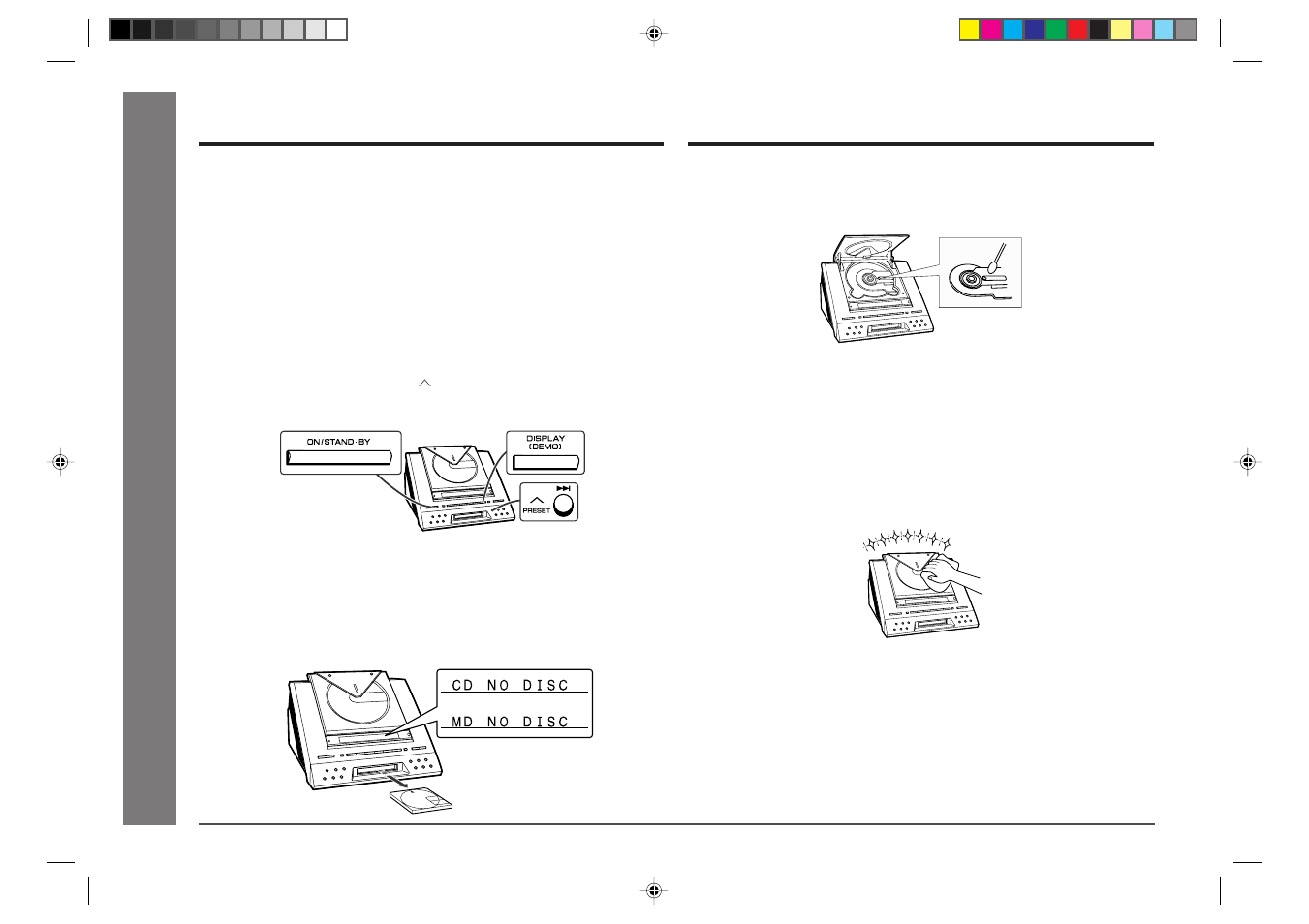 References, Maintenance, Troubleshooting chart (continued) | If trouble occurs, Before transporting the unit, Cleaning the cd pickup lens, Cleaning the cabinet | Sharp MD-E9000H User Manual | Page 48 / 52