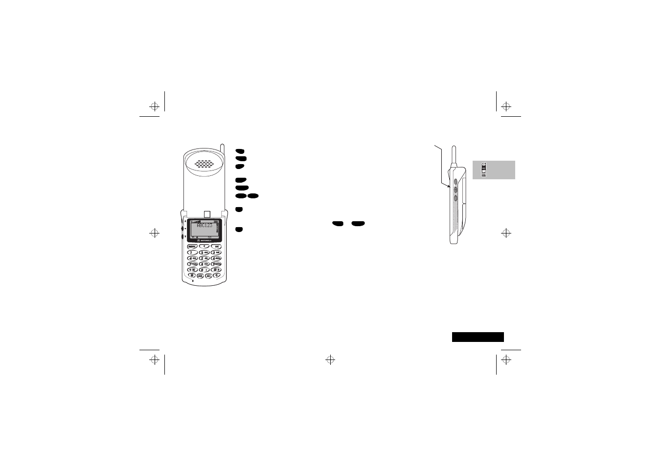 About your phone, battery and sim card | Motorola StarTac85 User Manual | Page 15 / 76