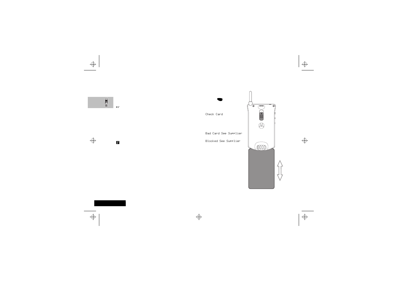 Your sim card | Motorola StarTac85 User Manual | Page 22 / 76