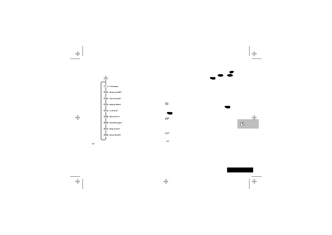 Using the quick access menu | Motorola StarTac85 User Manual | Page 65 / 76