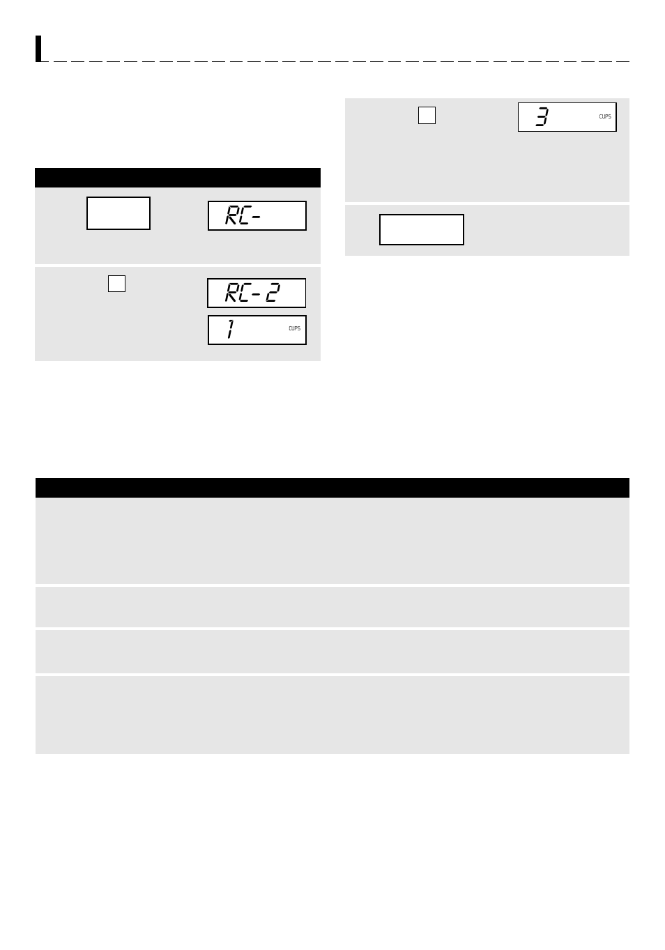 Rc- rc- 2 1, Reheat center, Reheat center chart | Sharp R-1200m User Manual | Page 20 / 32