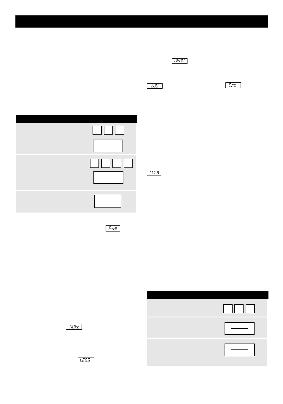 Audible signal elimination, Demonstration mode, Multiple sequence cooking | Child lock, Timer, More or less time adjustment | Sharp R-1200m User Manual | Page 24 / 32