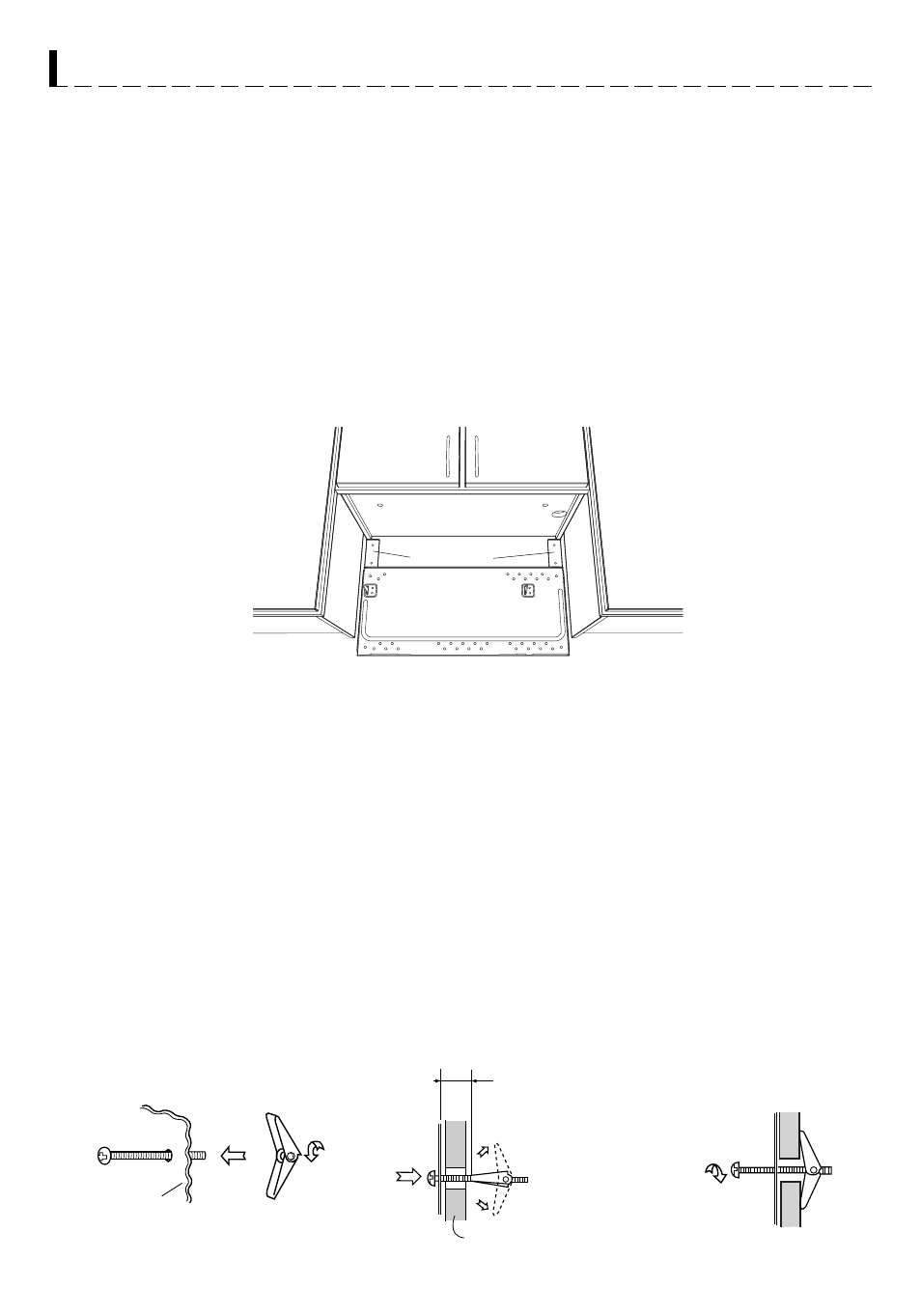 Mounting plate, 7 oven installation mounting scale plate | Sharp R-1200m User Manual | Page 9 / 32