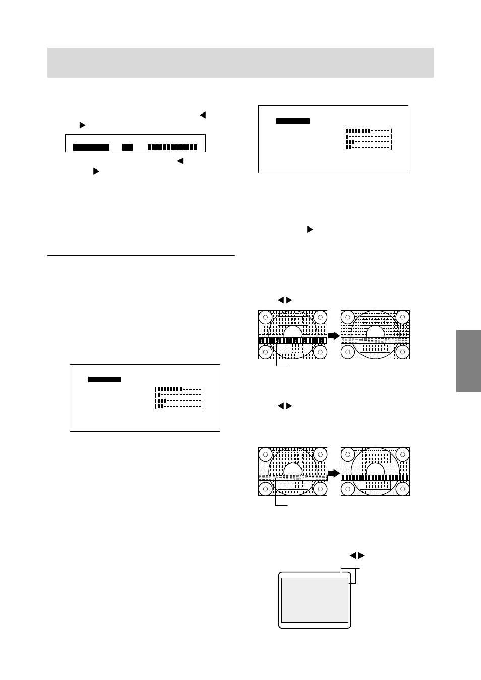 Ajuste de la pantalla y volumen del altavoz, Español, Ajuste manual de la pantalla | Sharp LL-T15S1 User Manual | Page 105 / 113