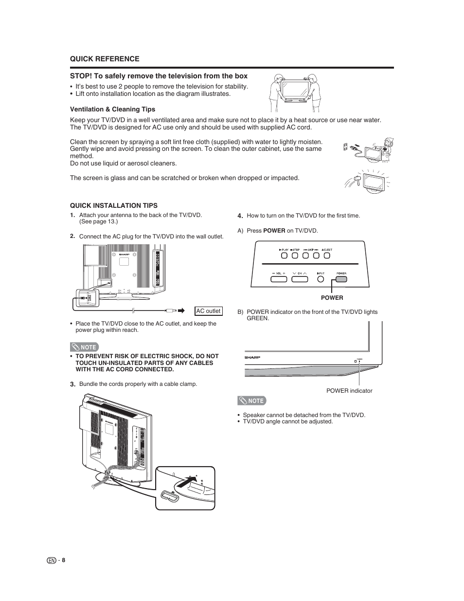 Sharp LC-32DV22U User Manual | Page 10 / 62