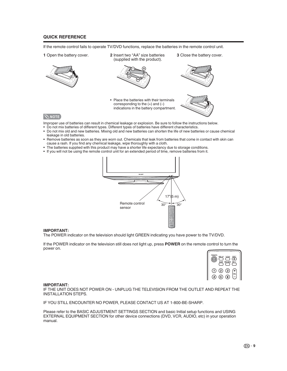 Sharp LC-32DV22U User Manual | Page 11 / 62