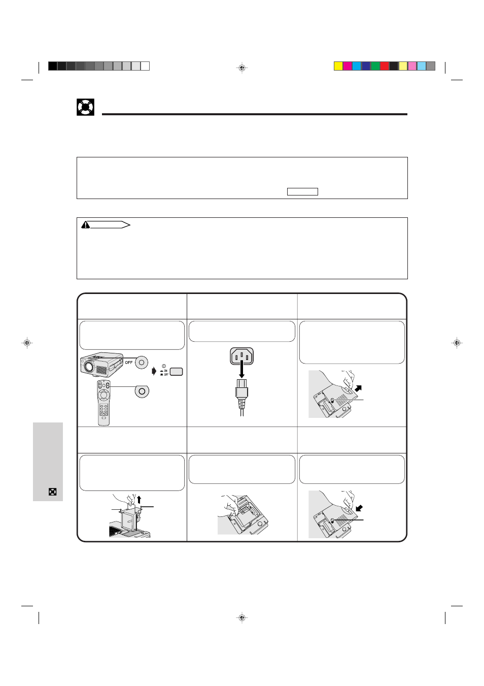 Replacing the projection lamp | Sharp XG-NV5XU User Manual | Page 40 / 54