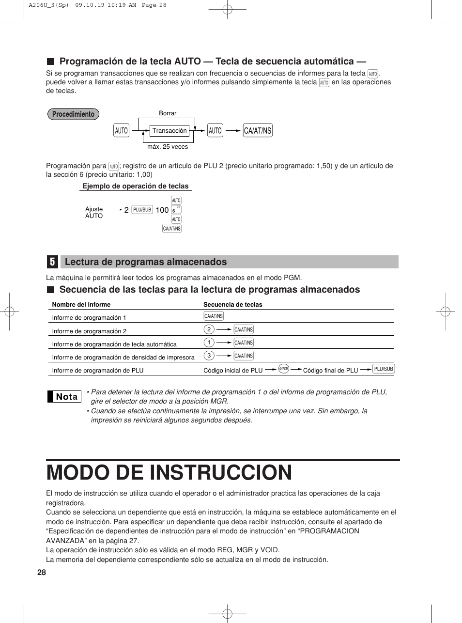 Modo de instruccion | Sharp TINSZ2600RCZZ User Manual | Page 104 / 116