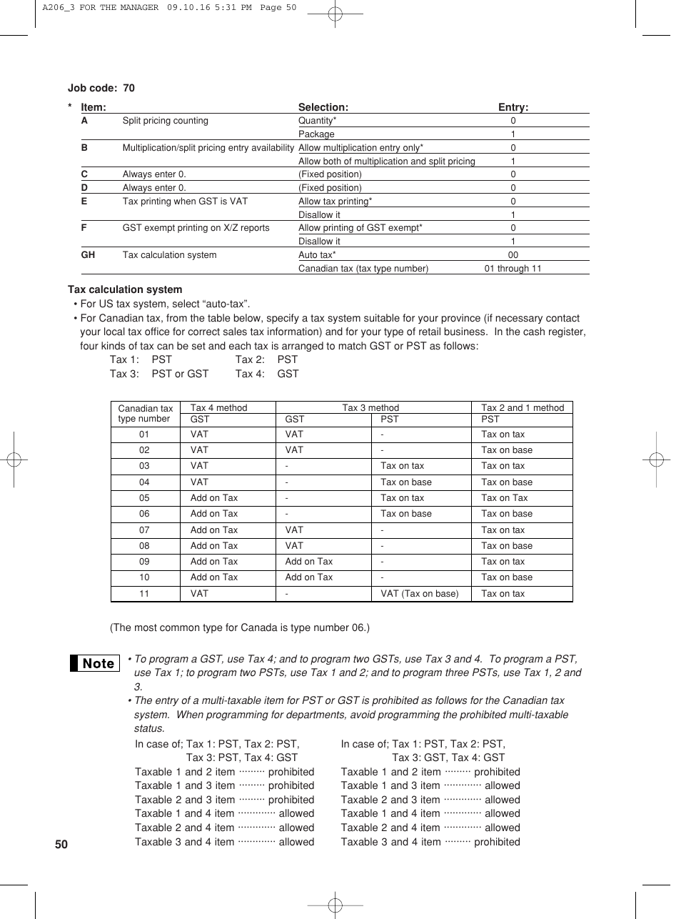 Sharp TINSZ2600RCZZ User Manual | Page 52 / 116
