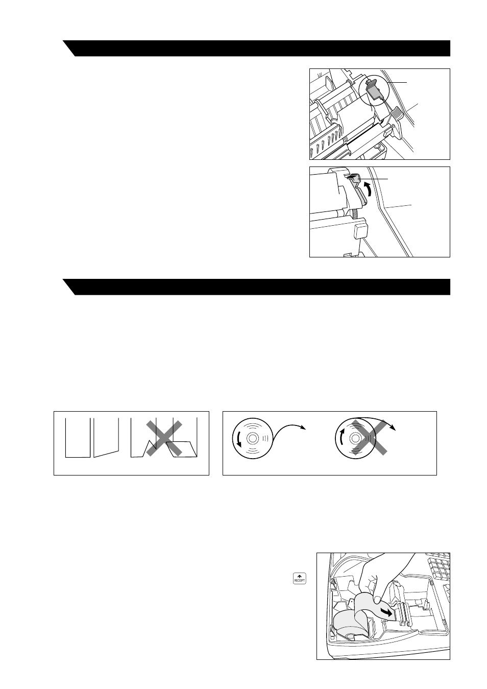 3 preparing the cash register, 4 installing paper rolls | Sharp XE-A401 User Manual | Page 10 / 113
