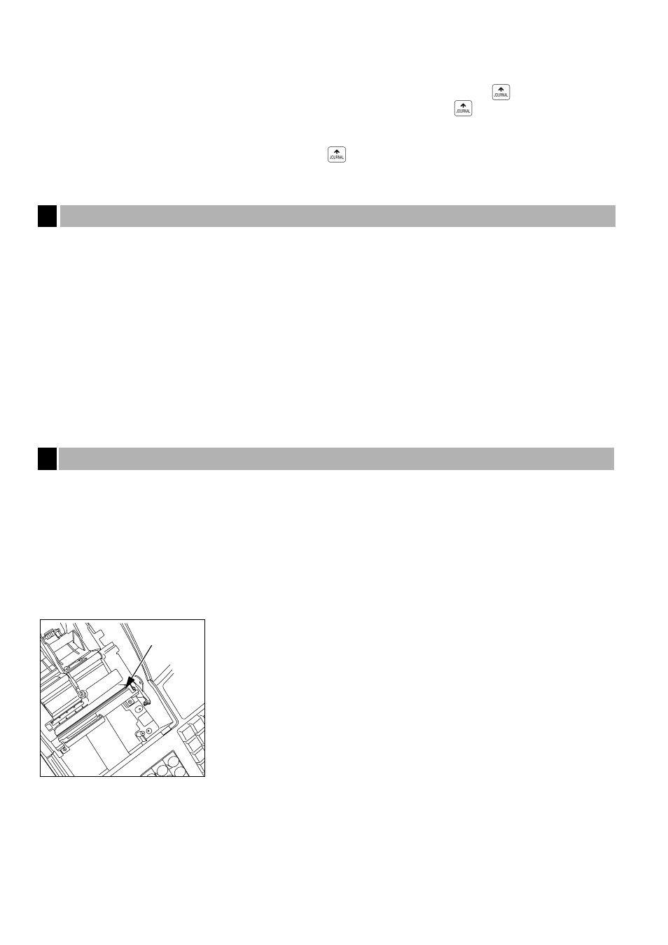 5 extracción del papel atascado, 6 limpieza del cabezal de impresión | Sharp XE-A401 User Manual | Page 111 / 113