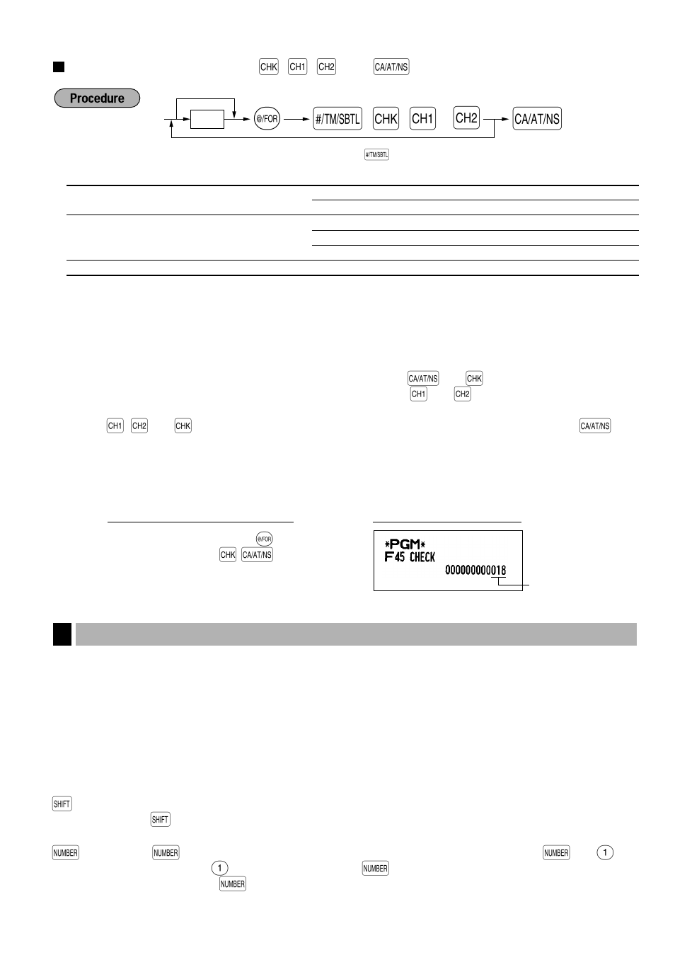 Function parameters for, When using as ca key) | Sharp XE-A401 User Manual | Page 41 / 113