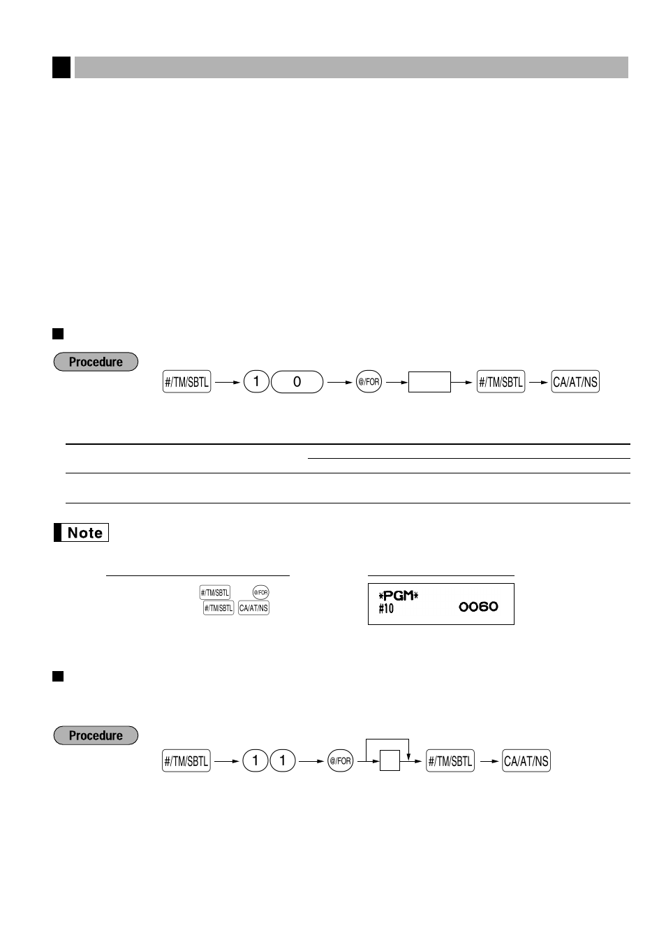 3 various function selection programming 2, Power save mode, Logo message print format | Power save mode logo message print format | Sharp XE-A401 User Manual | Page 53 / 113