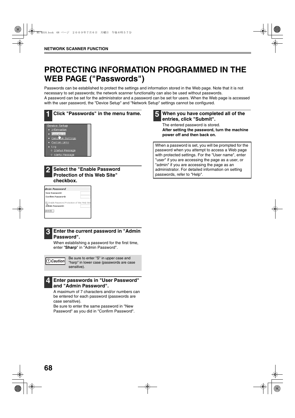 Sharp TINSE2026QSZZ User Manual | Page 70 / 168