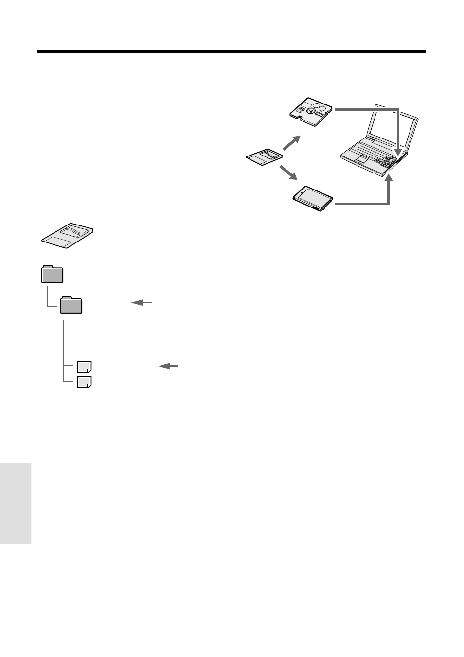 Smartmedia card features playback, Adapters for the smartmedia card, Image folders and file names | Sharp VL-WD255U User Manual | Page 100 / 124