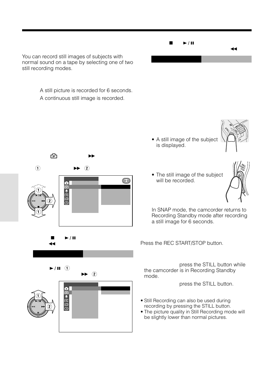 Still recording on tape | Sharp VL-WD255U User Manual | Page 54 / 124