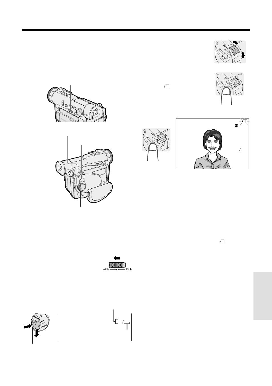 Card recording | Sharp VL-WD255U User Manual | Page 89 / 124