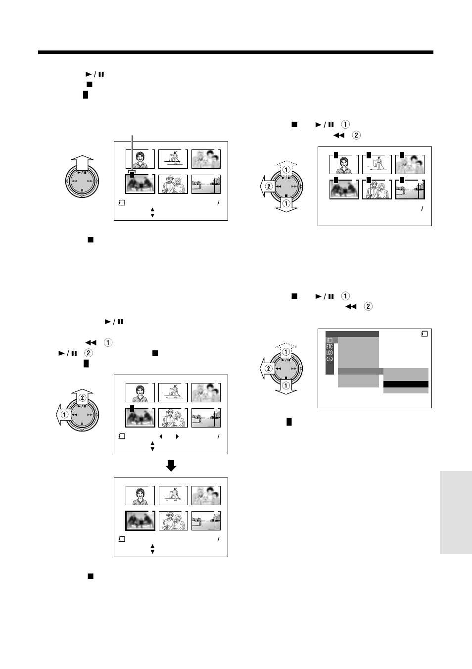 Assigning print order to all images | Sharp VL-WD255U User Manual | Page 99 / 124