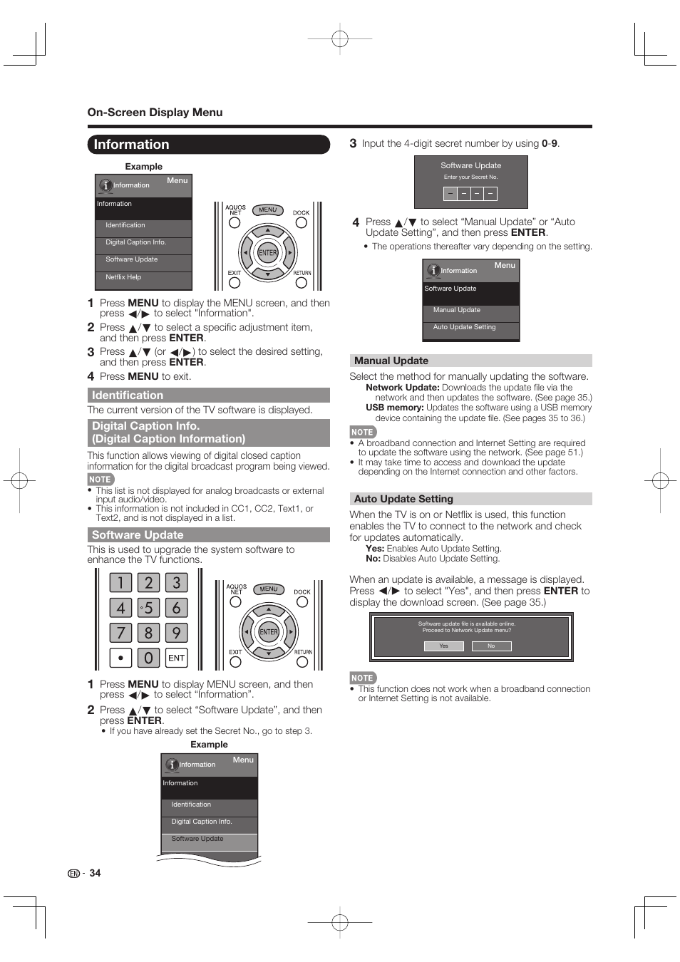 Information | Sharp AQUOS 10P02-MX-NM User Manual | Page 36 / 72