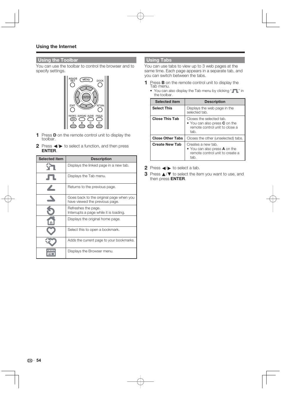 Sharp AQUOS 10P02-MX-NM User Manual | Page 56 / 72