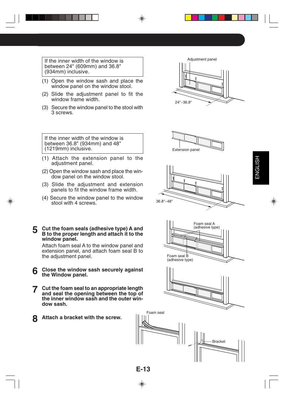 E-13 | Sharp CV -P09FX User Manual | Page 15 / 33