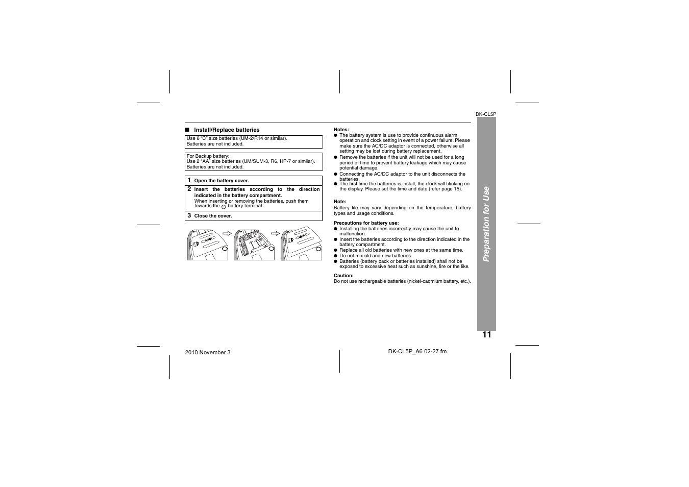 Pu s h open pu s h open | Sharp DK-CL5P User Manual | Page 11 / 32