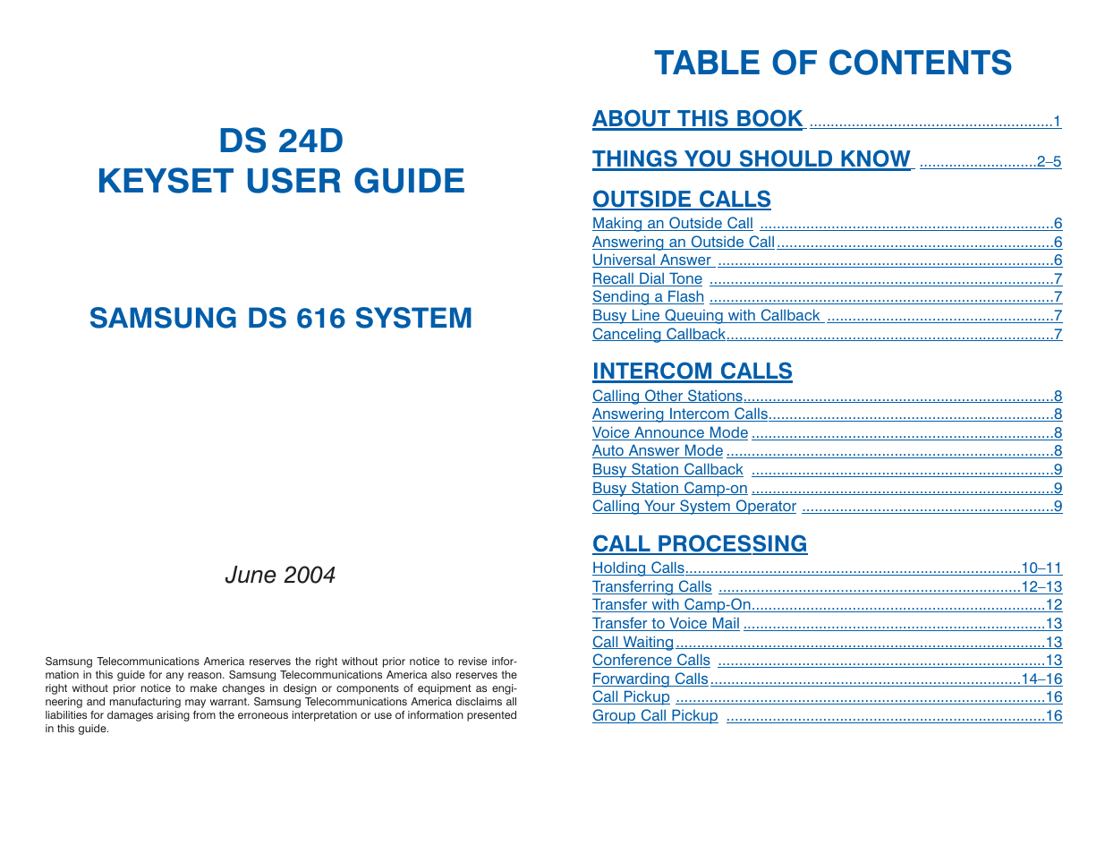 Sharp DS 24D User Manual | 24 pages