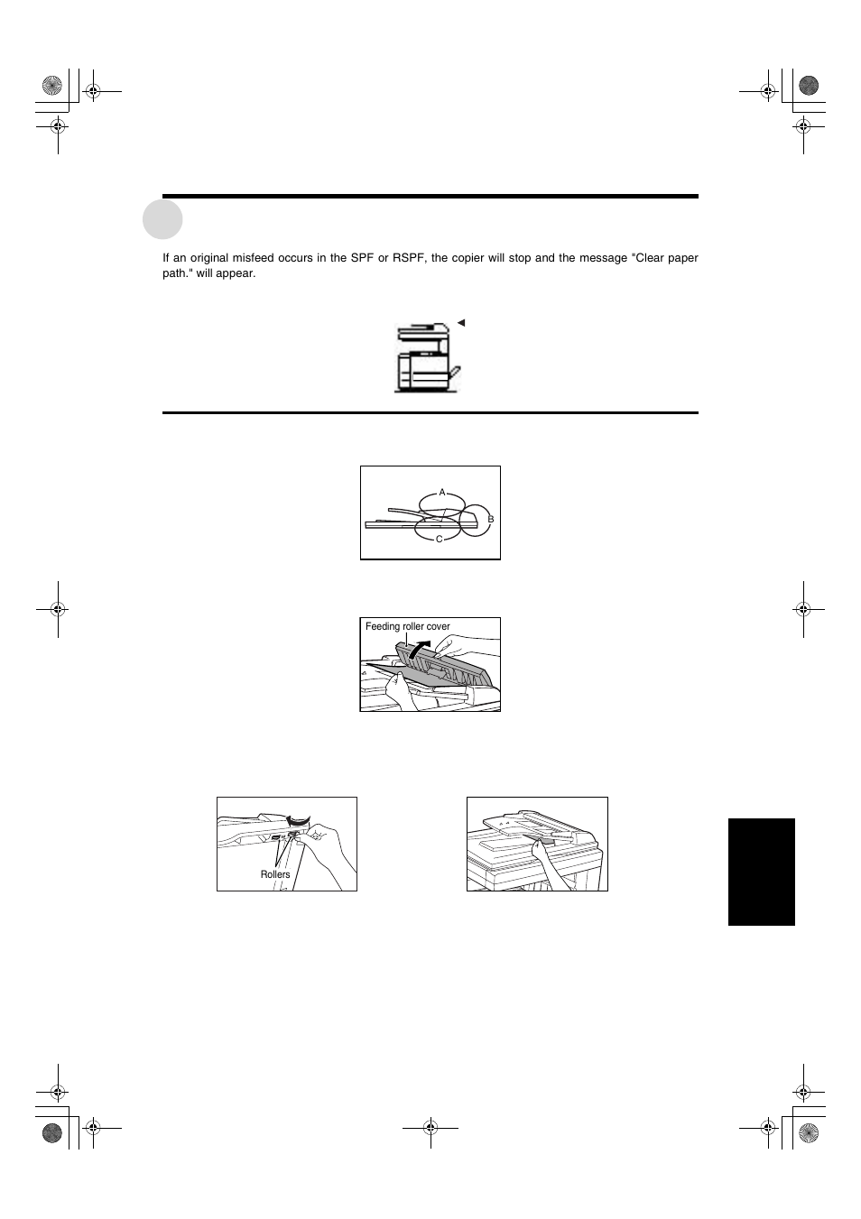 Misfeed removal | Sharp AR-275 User Manual | Page 103 / 130