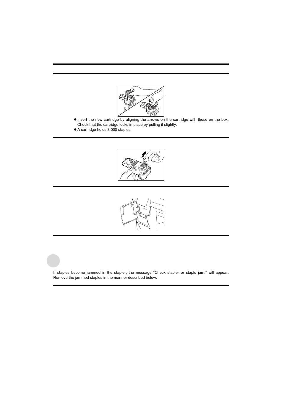 Staple jam removal | Sharp AR-275 User Manual | Page 112 / 130