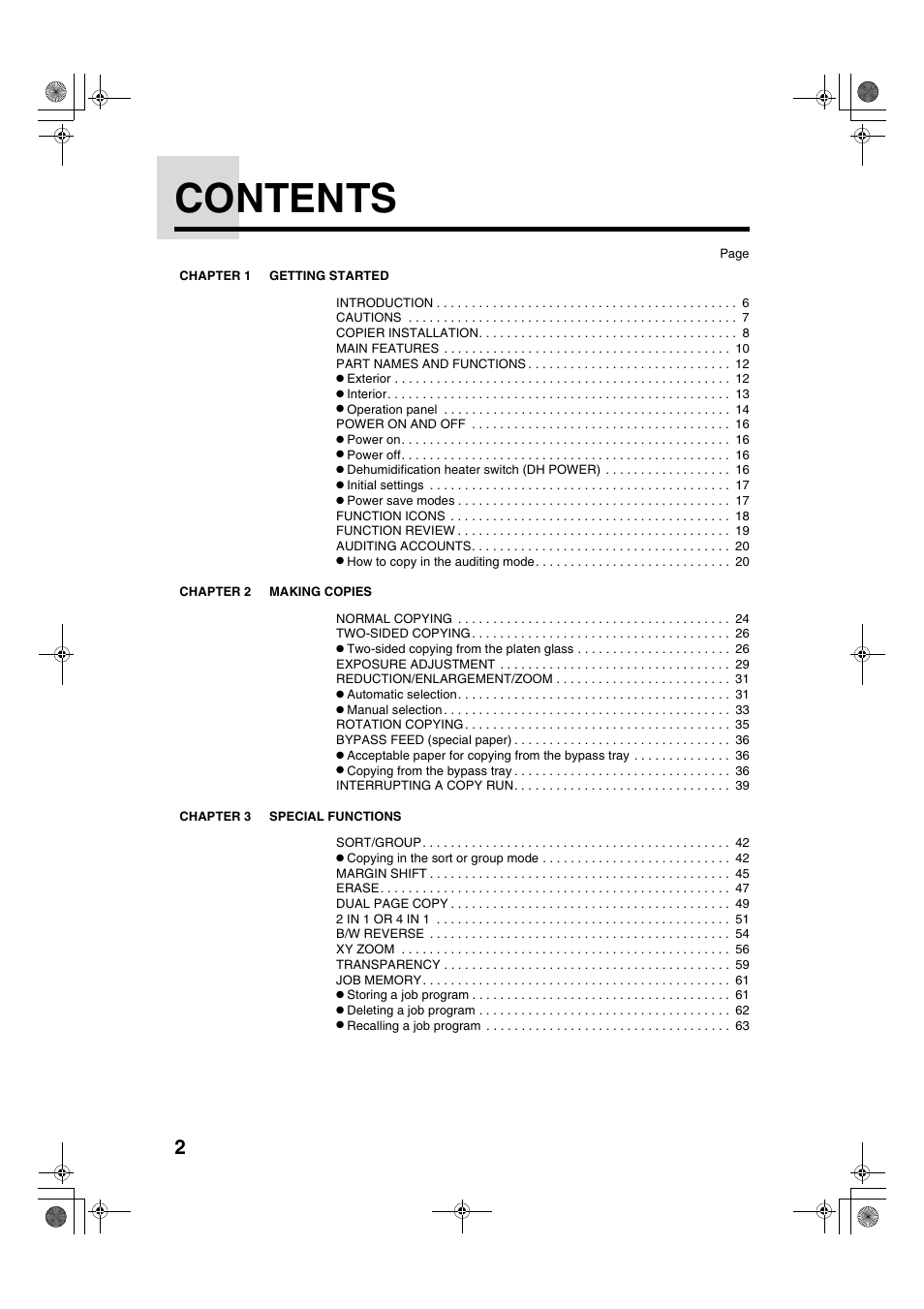 Sharp AR-275 User Manual | Page 4 / 130