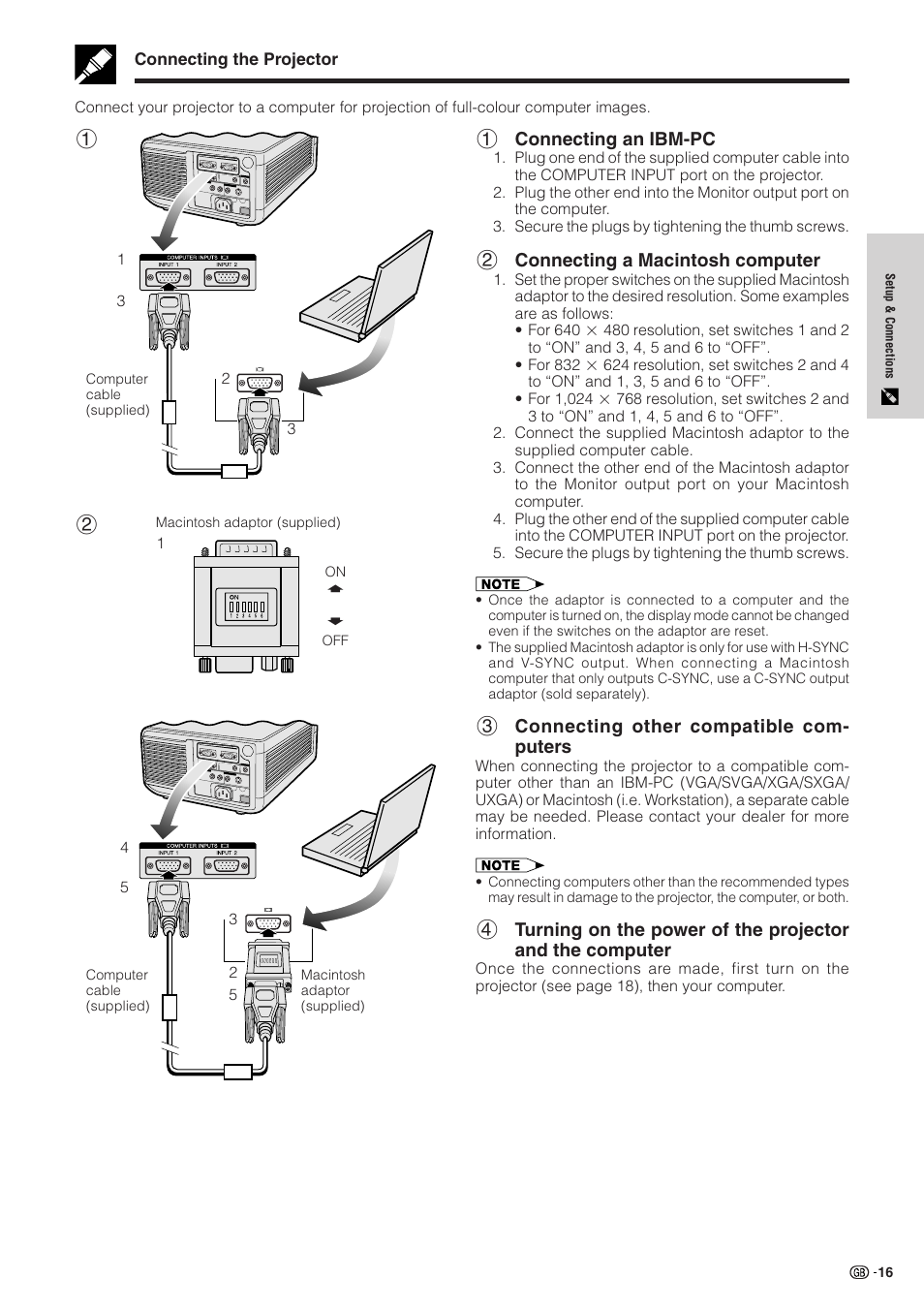 Sharp XG-NV51XE User Manual | Page 19 / 55