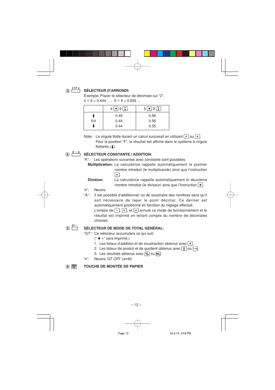 Sharp CS-2635H User Manual | Page 14 / 48