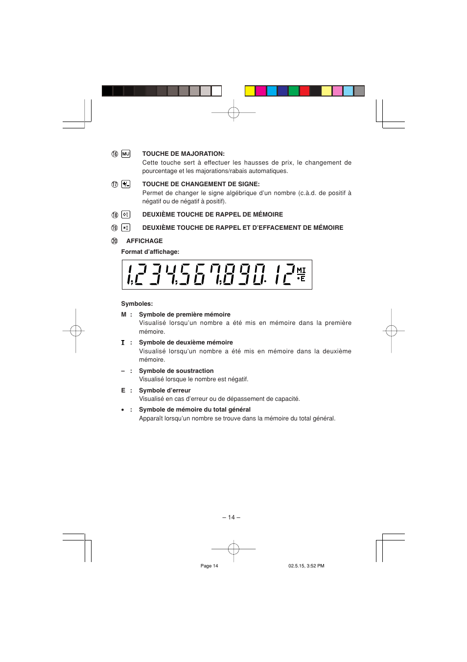 Sharp CS-2635H User Manual | Page 16 / 48