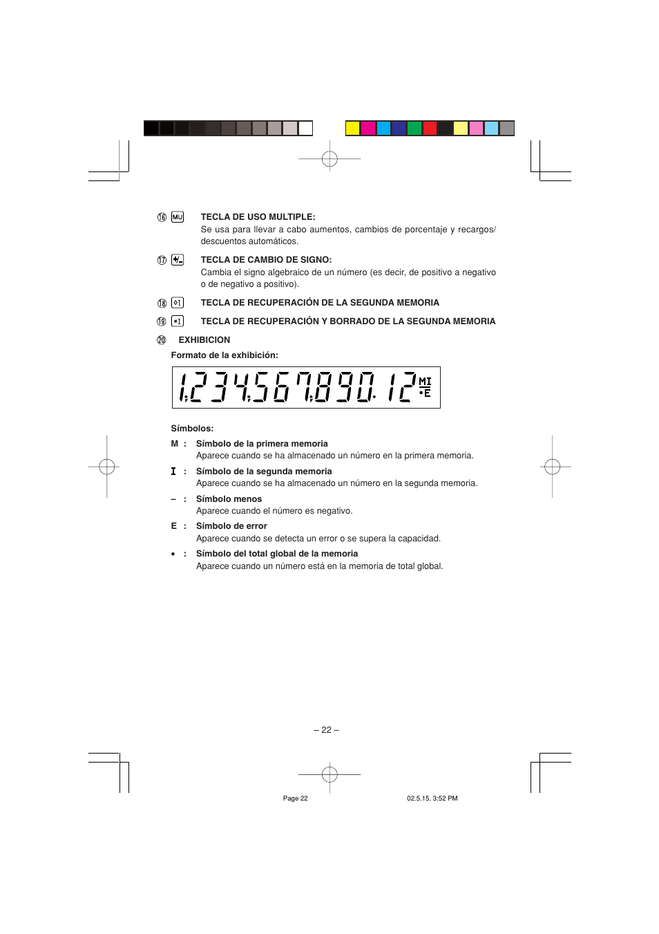 Sharp CS-2635H User Manual | Page 24 / 48