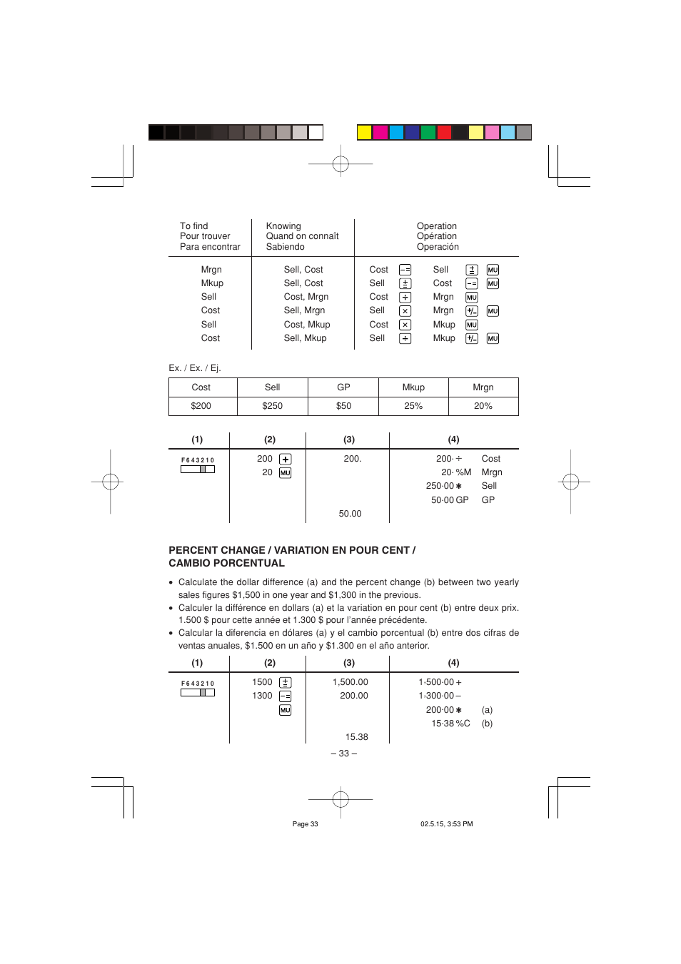 Sharp CS-2635H User Manual | Page 35 / 48