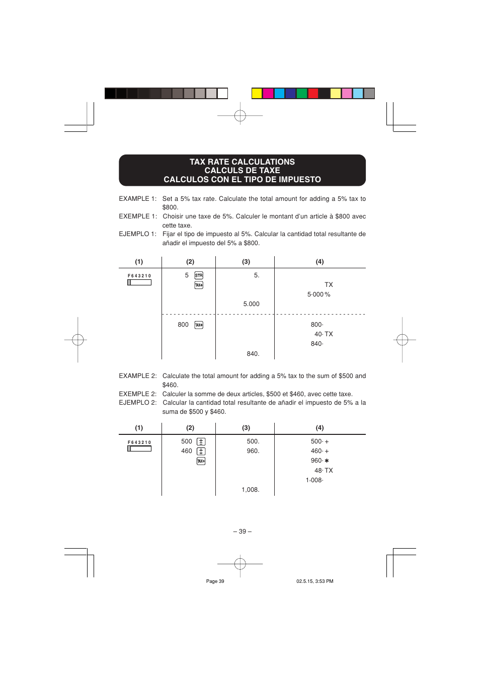 Sharp CS-2635H User Manual | Page 41 / 48