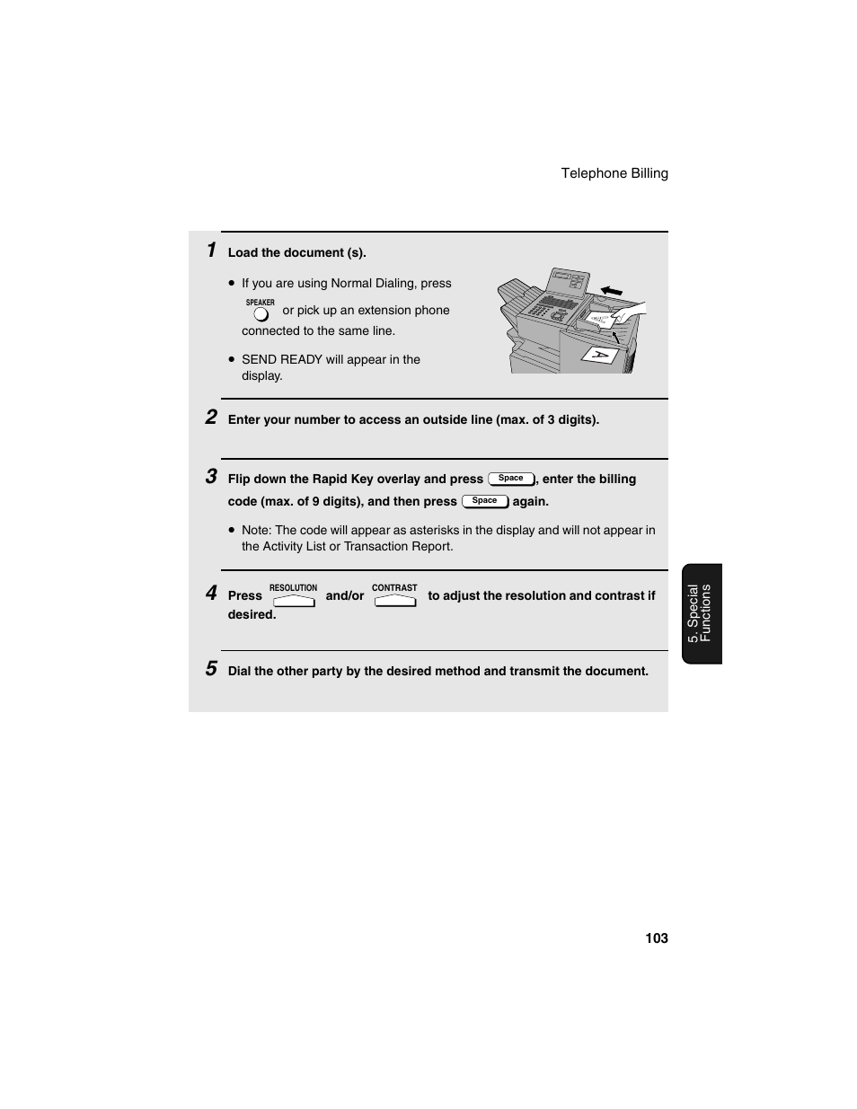 Sharp FO-4450 User Manual | Page 105 / 144