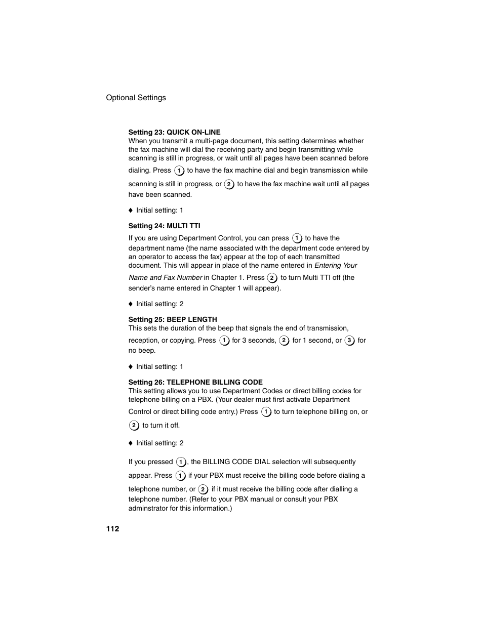 Sharp FO-4450 User Manual | Page 114 / 144