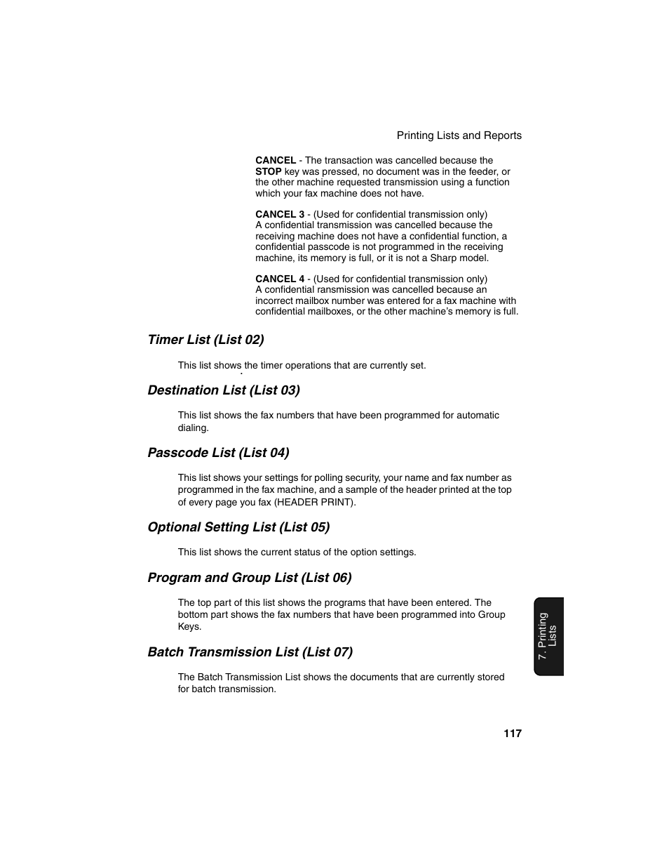 Sharp FO-4450 User Manual | Page 119 / 144