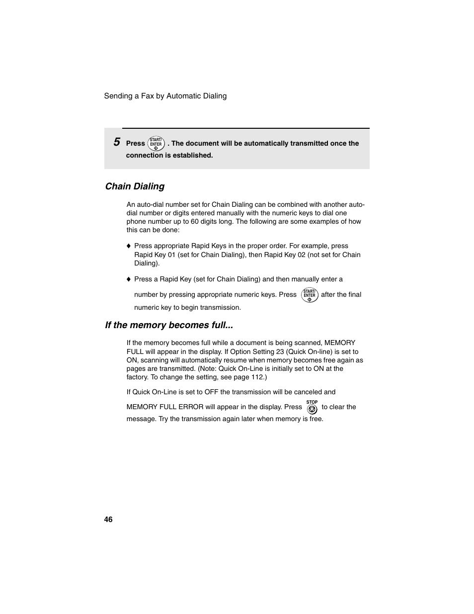 Chain dialing | Sharp FO-4450 User Manual | Page 48 / 144